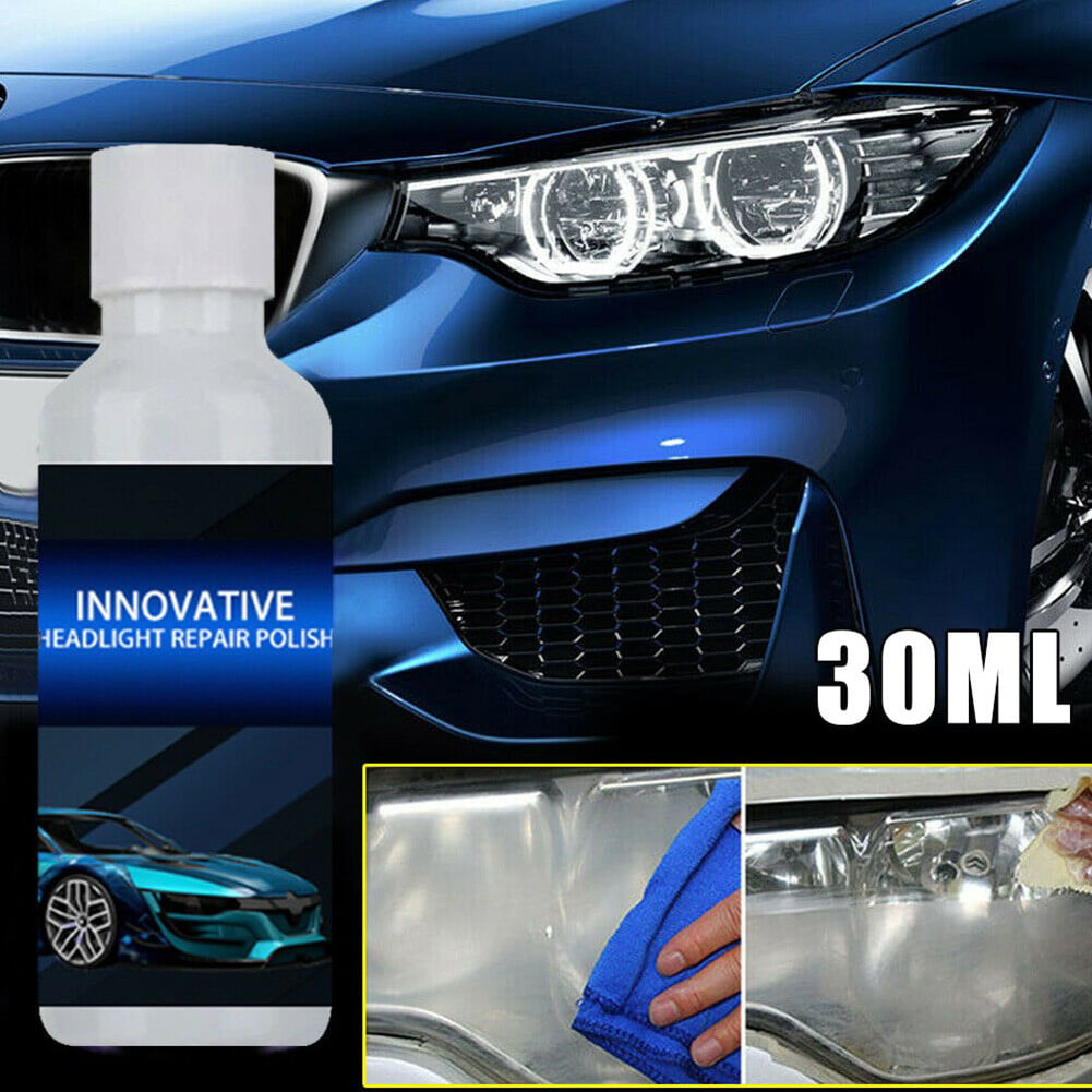 Car Headlight Cover Len Restorer Repair Liquid Polish Cleaner Accessories 30ml