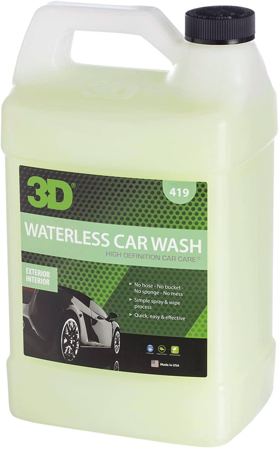 3D 419, Waterless Car Wash
