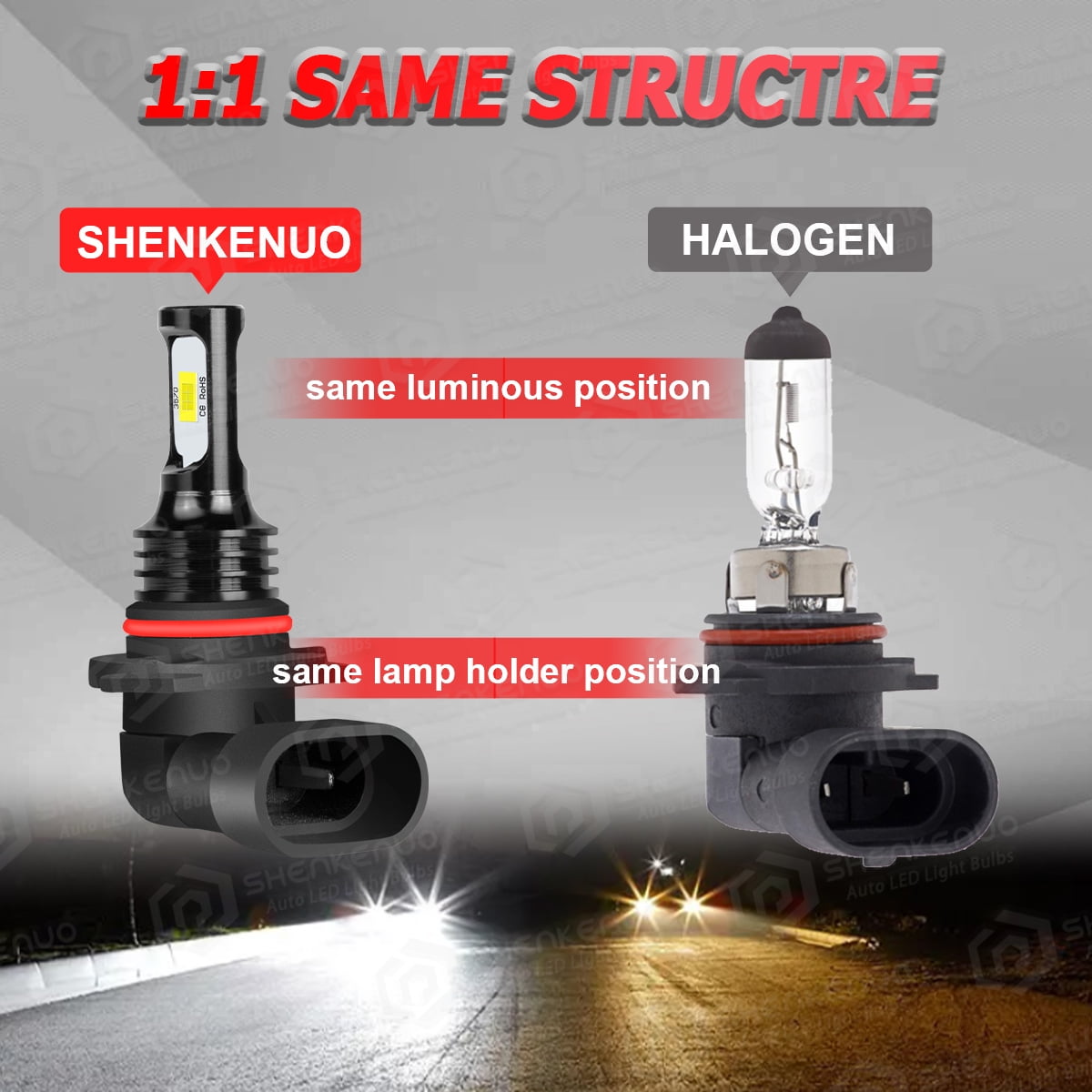 6K LED Headlight+Fog Light Bulbs For GMC Sierra 1500 2500HD 1999 2000 2001 2002