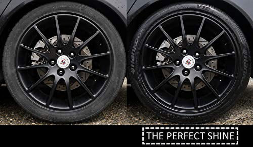 CAR GUYS Tire Shine Spray , The Perfect Shine , Durable and User Friendly Tire Dressing , Long Lasting UV Protection , 18 Oz Kit with Applicator Pad 18 Ounces w/ Applicator