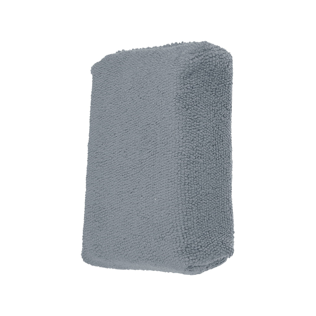 Unique Bargains 2pcs Gray Microfiber Detailing Applicator Sponges for Applying Wax Car Wash Dirt Washing Tool