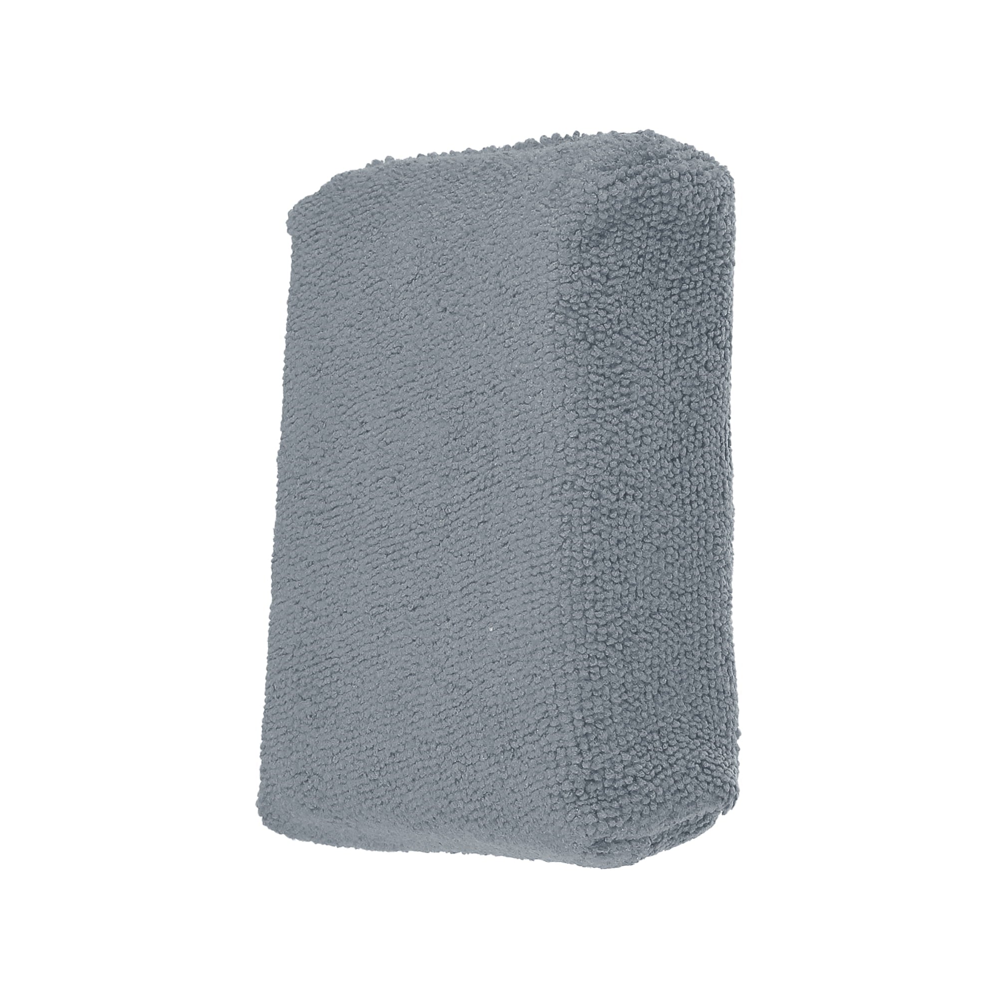Unique Bargains 2pcs Gray Microfiber Detailing Applicator Sponges for Applying Wax Car Wash Dirt Washing Tool