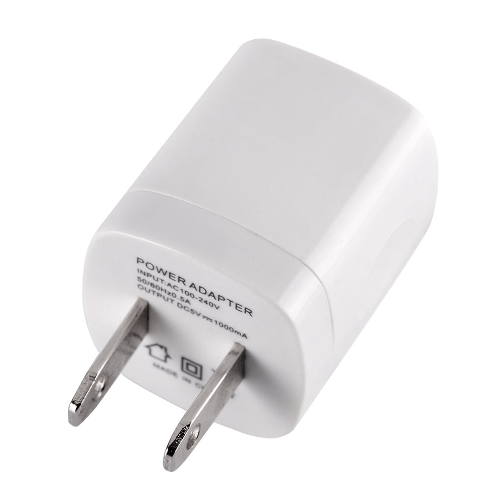 USB Wall Charger Adapter 1A/5V 5-Pack Travel USB Plug Charging Block Brick Charger Power Adapter Cube Compatible with iPhone XS/XS Max/X/8/7/6 Plus, Galaxy S9/S8/S8 Plus, Moto, Kindle, LG, HTC, Google