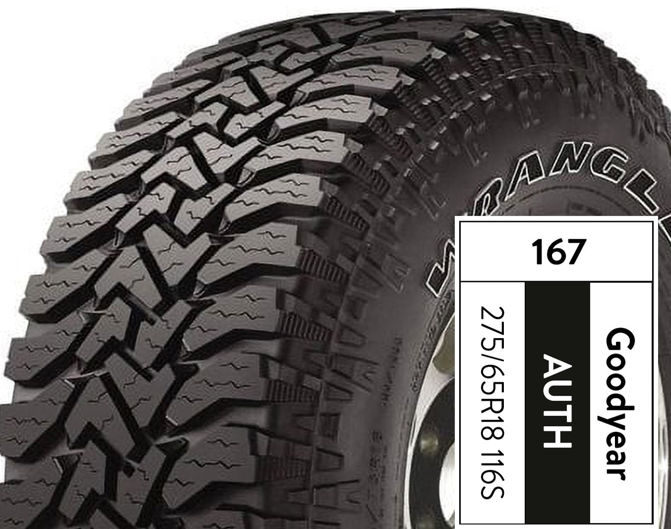 Goodyear Wrangler Authority A/T 275/65R18 116S All-Terrain Tire