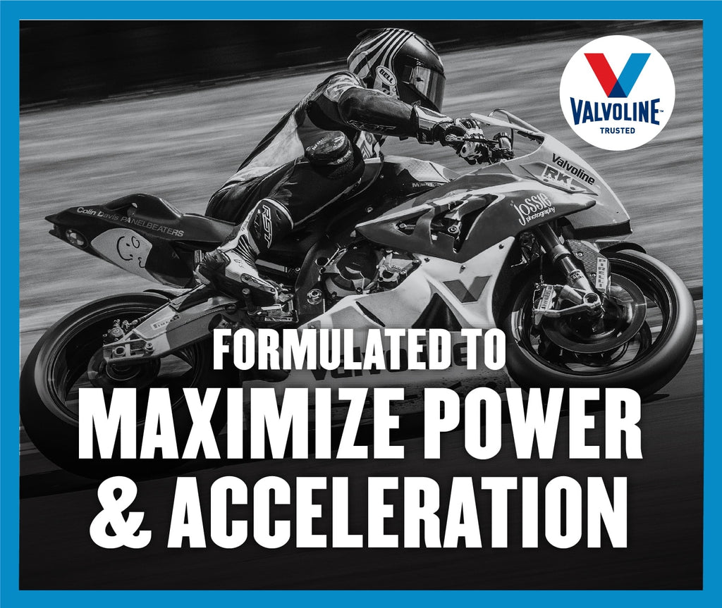 Valvoline 4-Stroke Motorcycle 10W-40 Conventional Motor Oil 1 QT