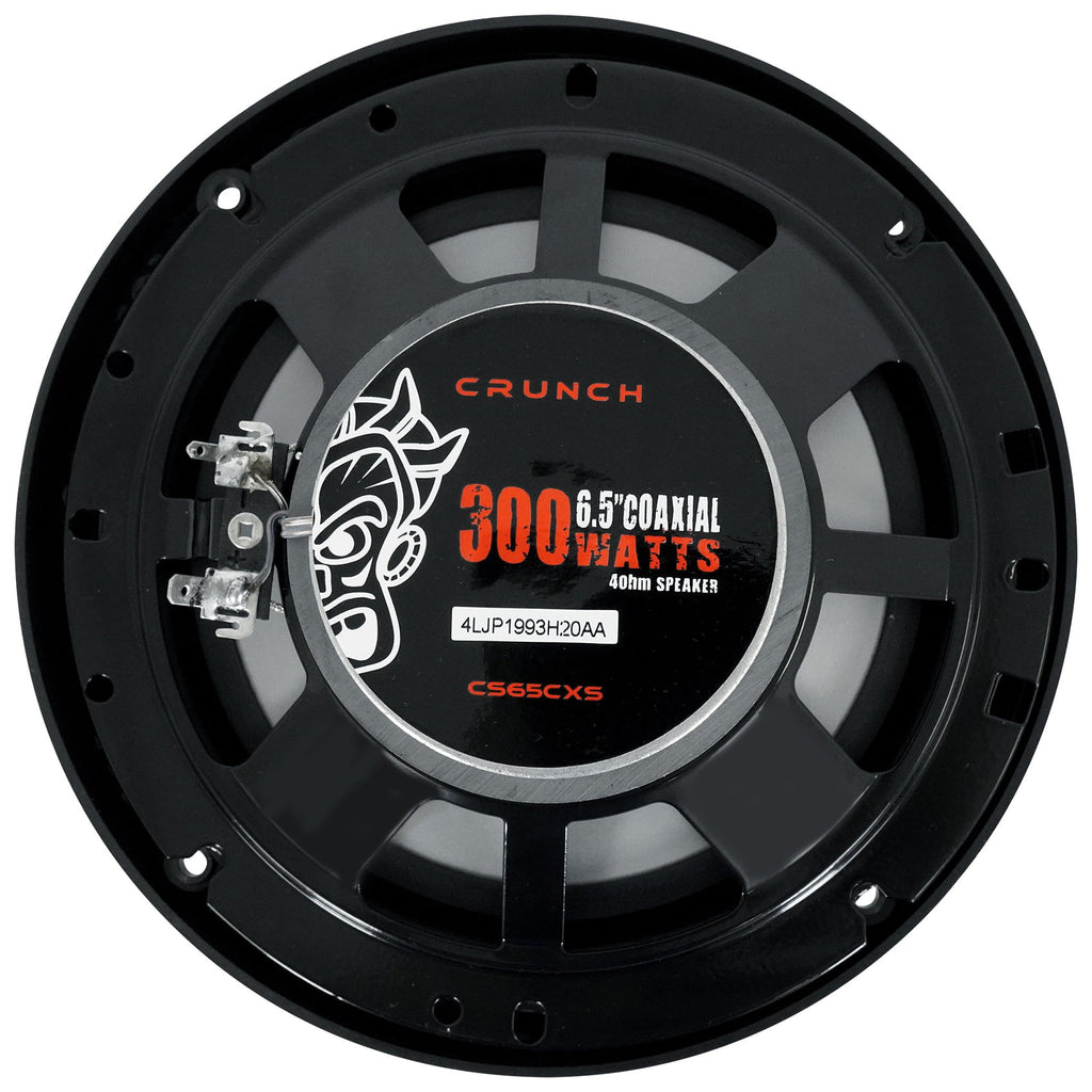 Pair Crunch CS65CXS 6.5" Car Audio Shallow Mount Speakers 300 Watts Max 2-Way