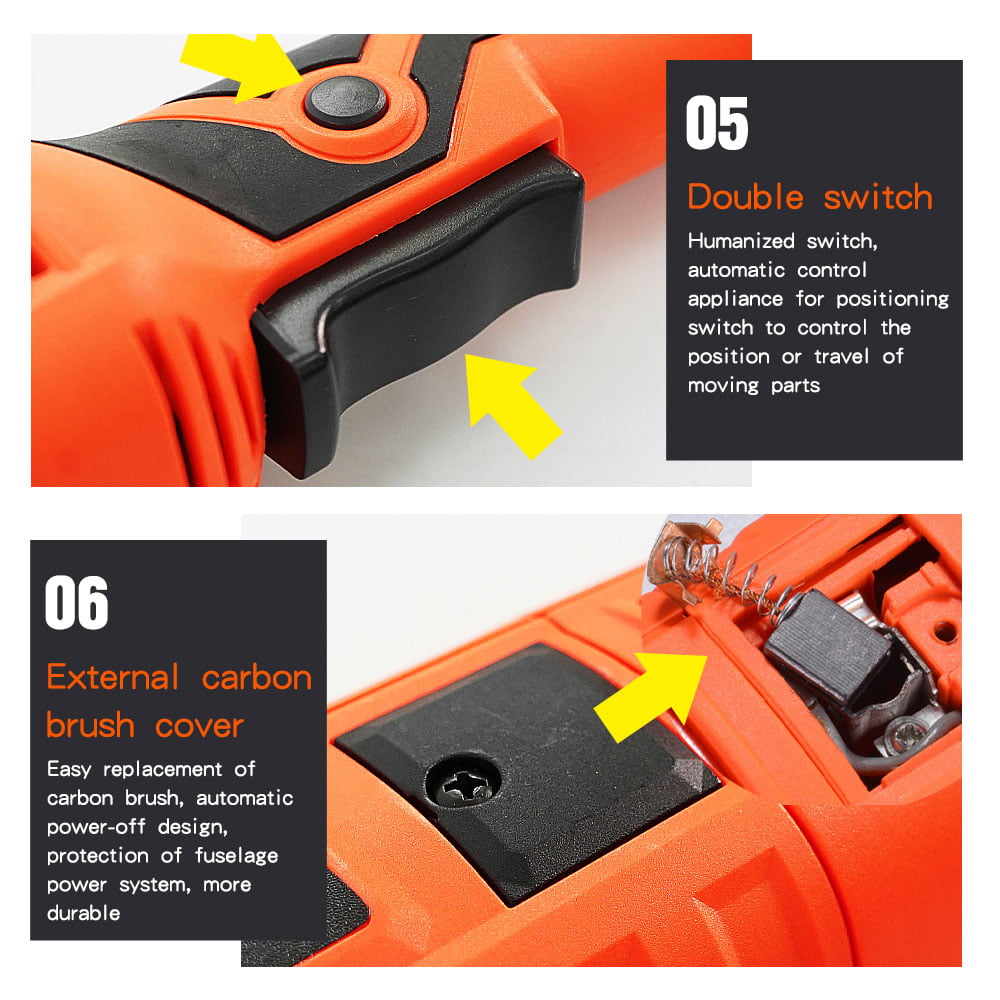 Buffer Polisher for Car Detailing, 1580W Variable Speed Car Polisher,7-Inch, Dual Action Random Orbital, Detachable Handle Car Waxing Cleaning Kit Perfect for Car/Boat/Home Appliance
