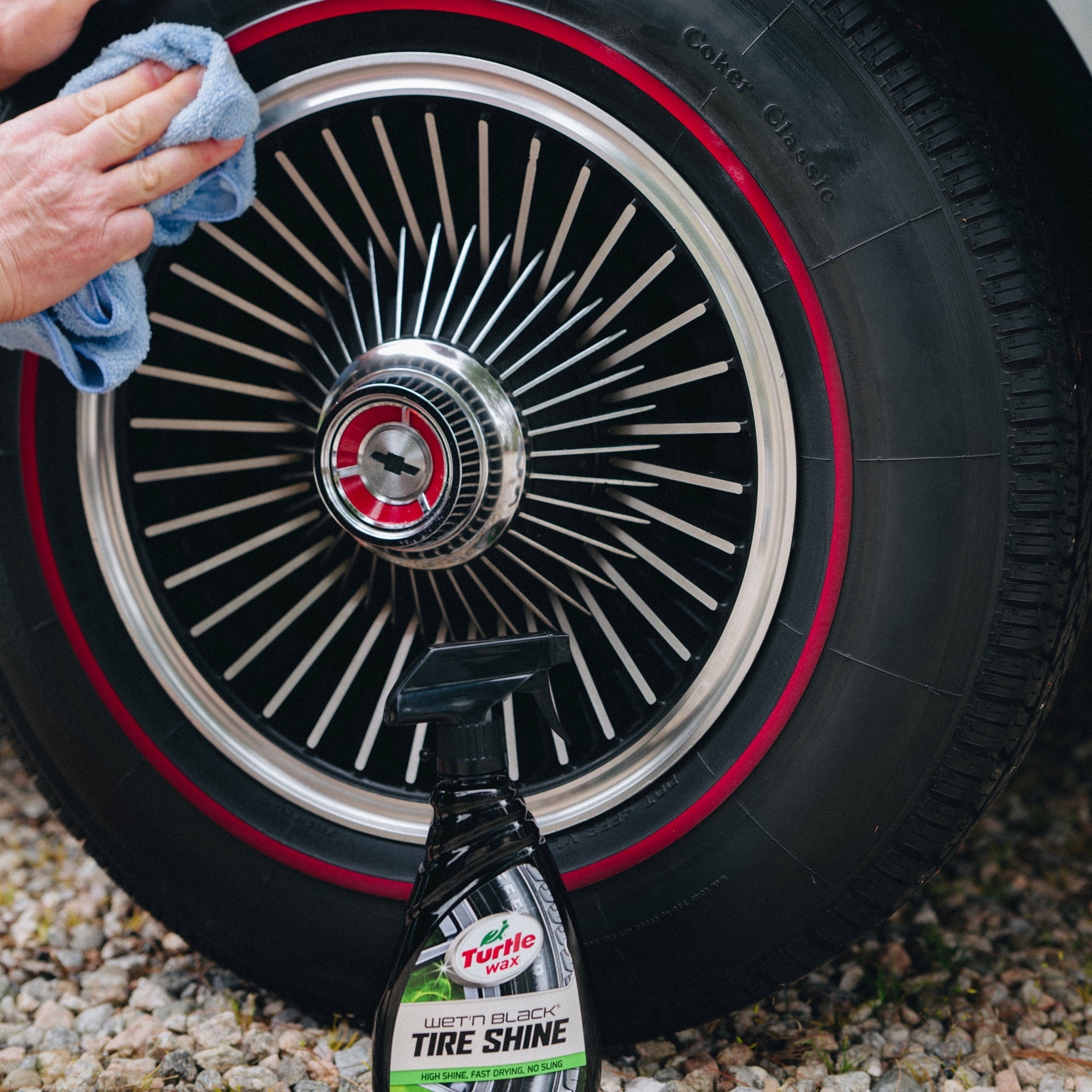 Turtle Wax 50804 Wet 'N Black Tire Shine Trigger, 23 oz