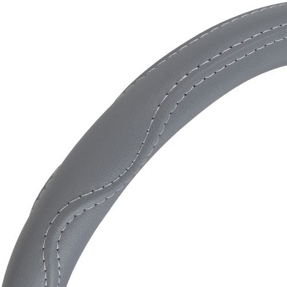 Motor Trend Odorless Car Steering-Wheel Cover, Performance Grip, Faux Leather