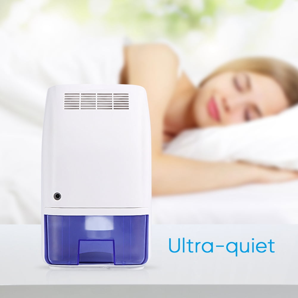 Tbest 700ml Compact Auto Min Dehumidifier Ultra Quiet Lightweight Portable Dehumidifier for Small Rooms Bathroom, Bedroom, Wardrobe Room, Closet