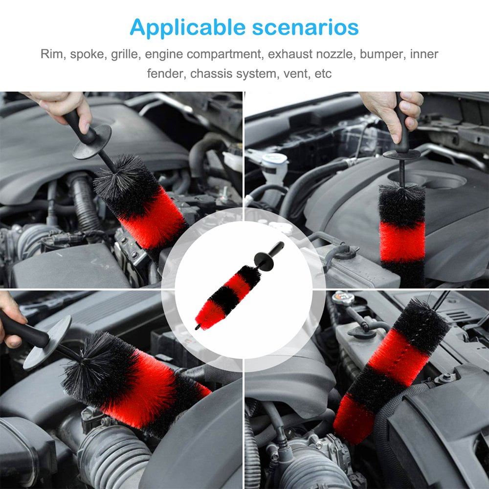Dsseng 18pcs Car Wash Cleaning Tools Kit Car Detailing Set Car Wash Kit Interior and Exterior with Car Detail Brushes  Tire Brush  Towels