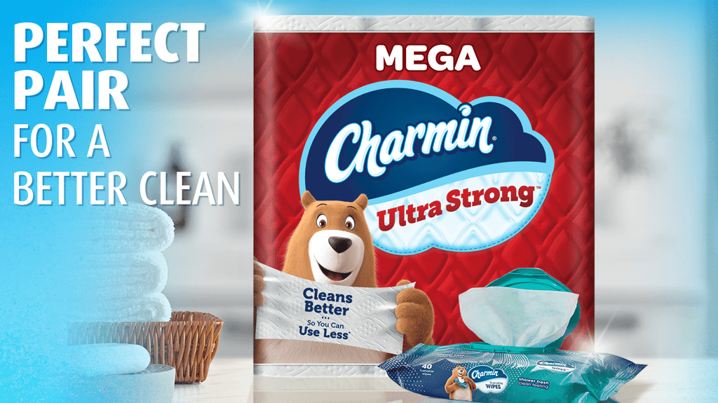 Charmin Ultra Strong Toilet Paper, 12 Super Mega Rolls