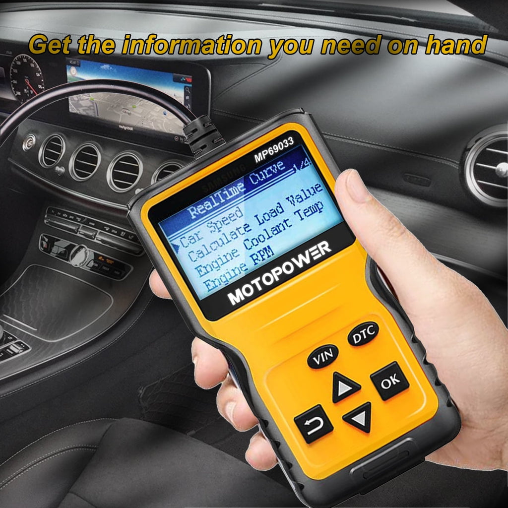 MOTOPOWER Car OBD2 Code Reader OBD2 Scanner Engine Fault Code Reader Car Diagnostic Scan Tool