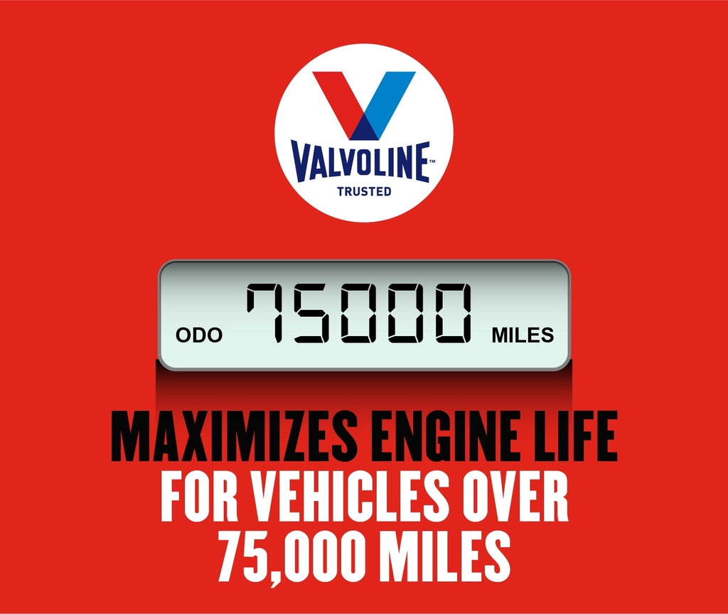 Valvoline High Mileage MaxLife 5W-30 Synthetic Blend Motor Oil 1 QT