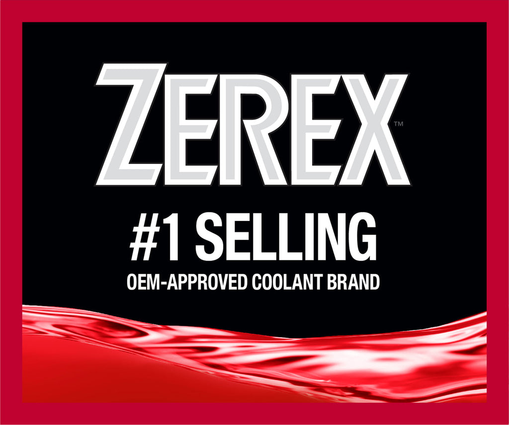 Zerex Asian Vehicle Red Silicate and Borate Free Antifreeze / Coolant 50/50 Ready-to-Use 1 GA