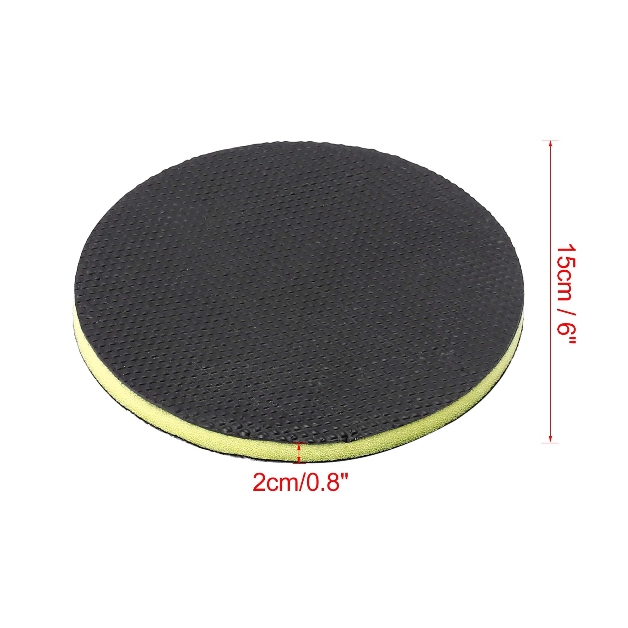 Unique Bargains 6" Black Clay Pad Automotive Washing Cleaning Polishing Foam Pad Sponge Disc