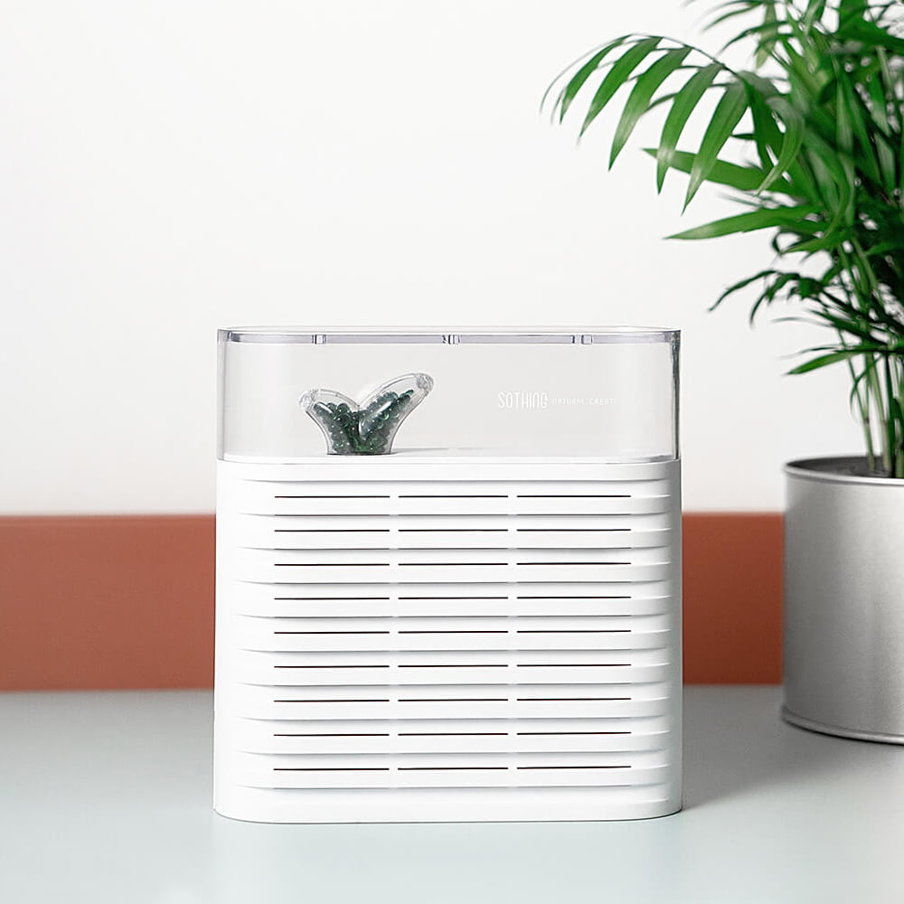 Sothing Mini Air Dehumidifier Portable Rechargeable Reuse Air Dryer Moisture Absorber For Office Home Use 150ml