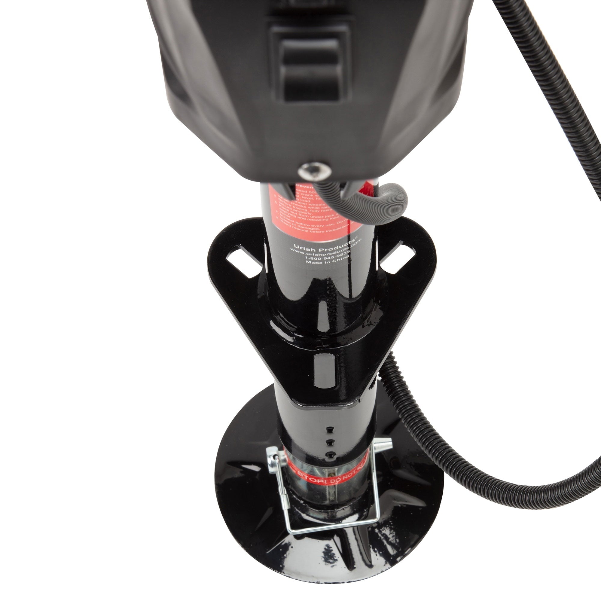 Uriah Products Electric 7 Way Connector 5000lb Lift Capacity Trailer Jack