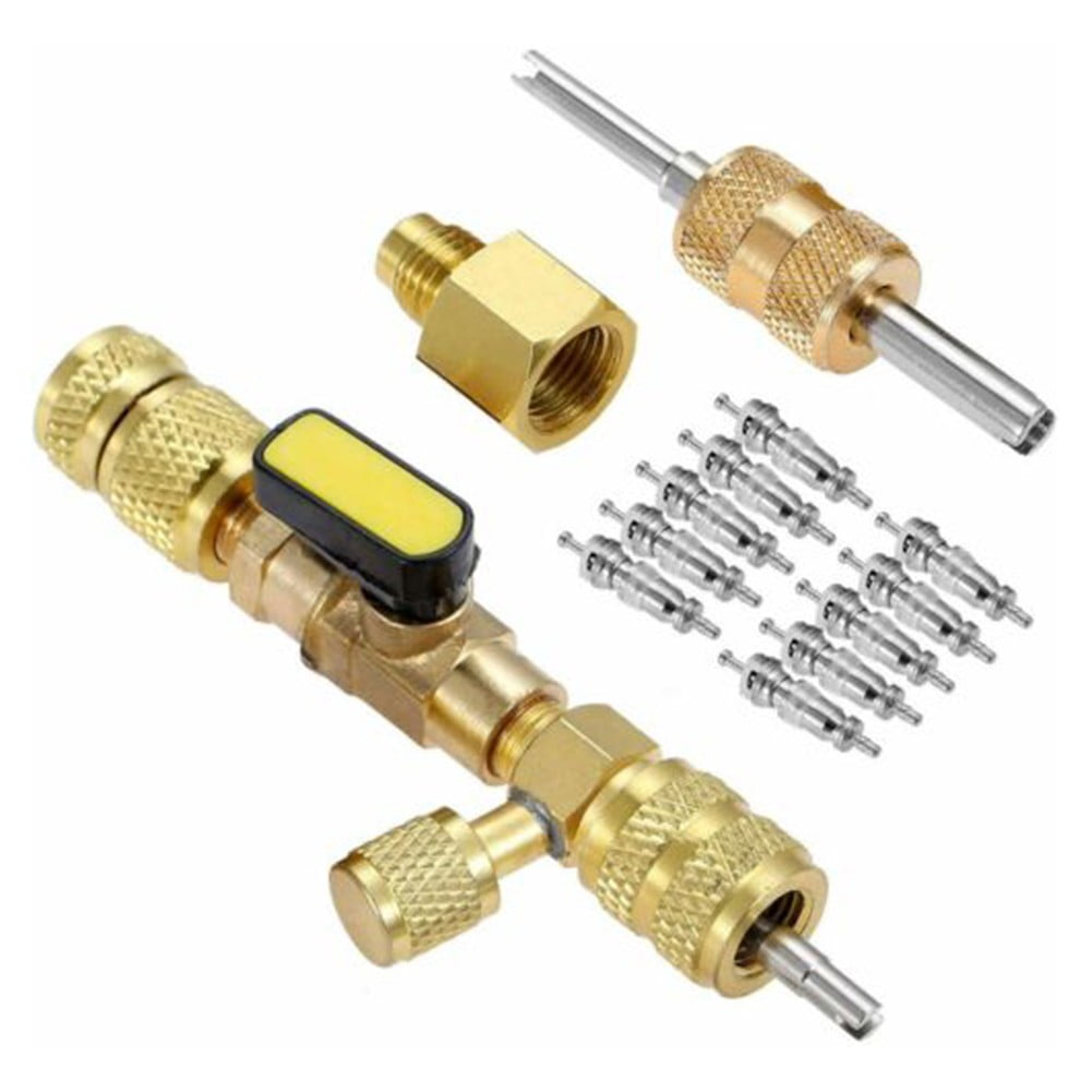 R410A R22 Valve Core Remover SAE 1/4 & 5/16 Port For R134A R12 R32 HVAC System