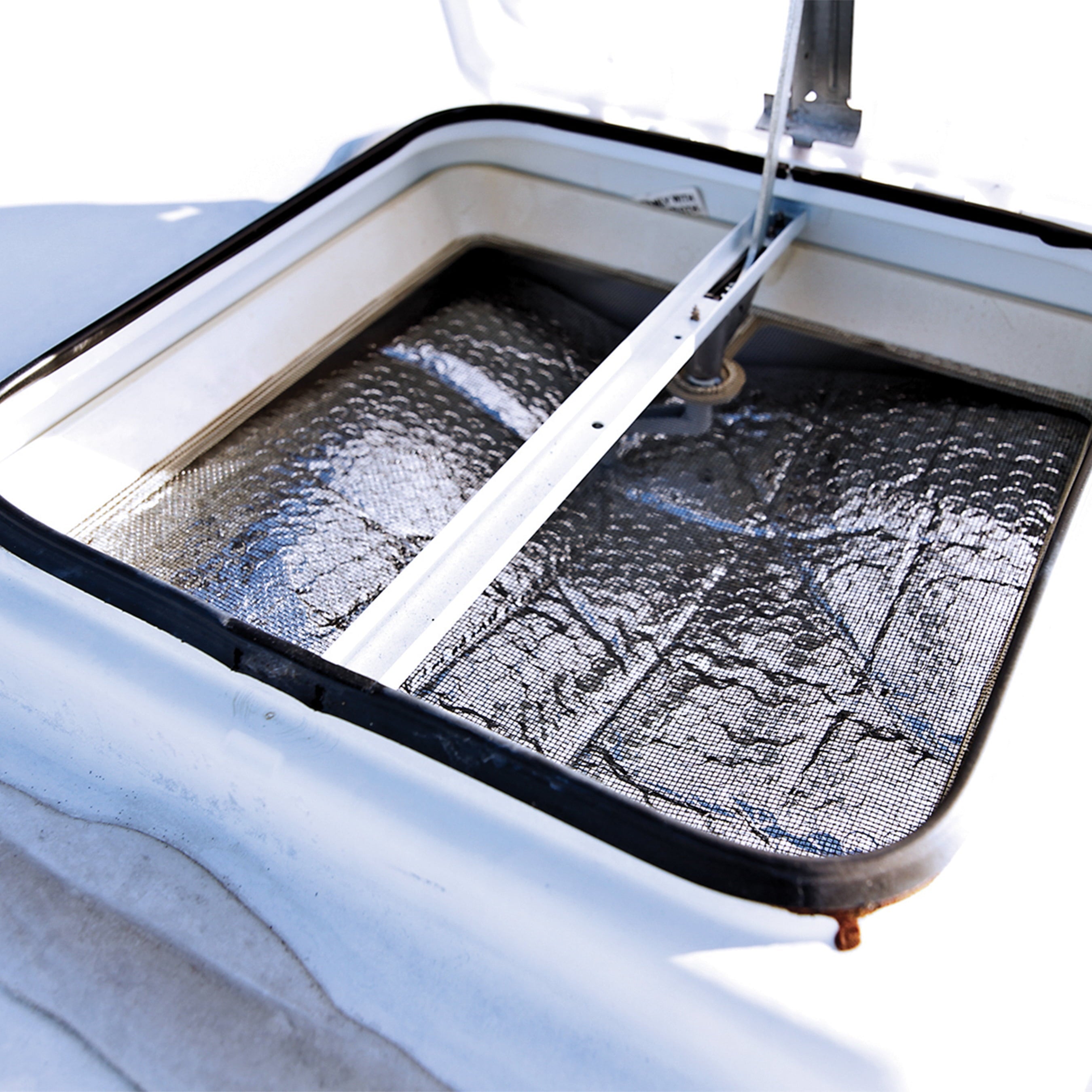Camco Camper/RV Vent Insulator & Skylight Cover | Fits Standard 14” RV Roof Vents (45192)