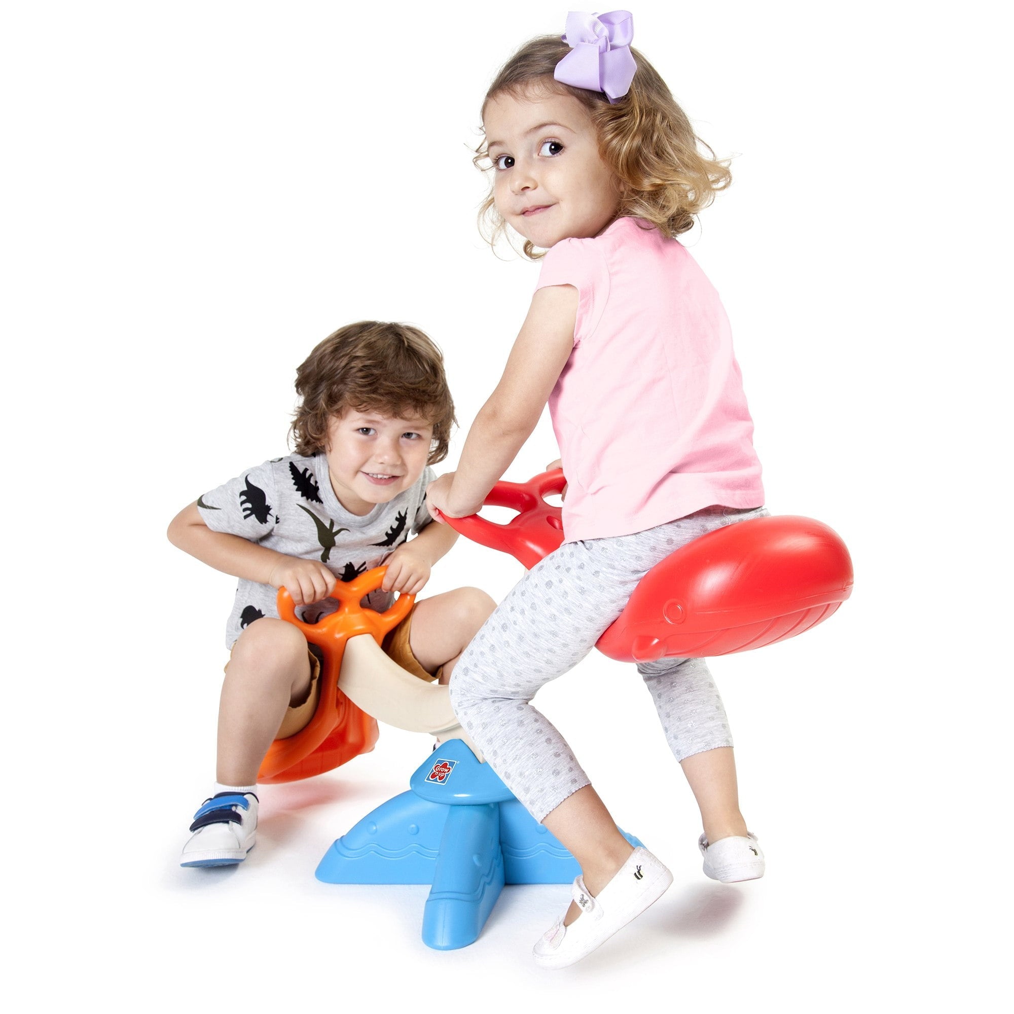 Grow'n up: Happy Whale Seesaw - Indoor & Outdoor Use, For Ages 2 to 5 Years