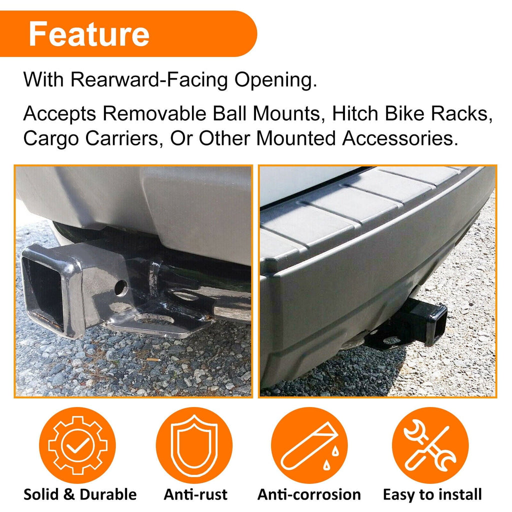 Kojem 13650 Rear Class 3 Trailer Tow Hitch with 2'' Receiver for 2005-2012 Ford Escape 2005-2011 Mazda Tribute Mercury Mariner