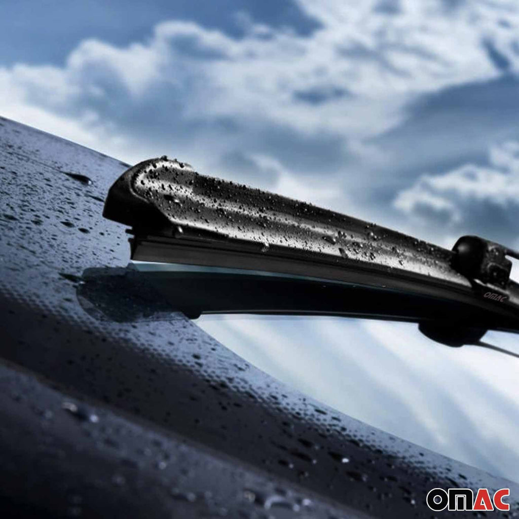 OMAC Premium Wiper Blades 14 Inch & 24 Inch Combo Pack for Nissan Versa 2012-2016