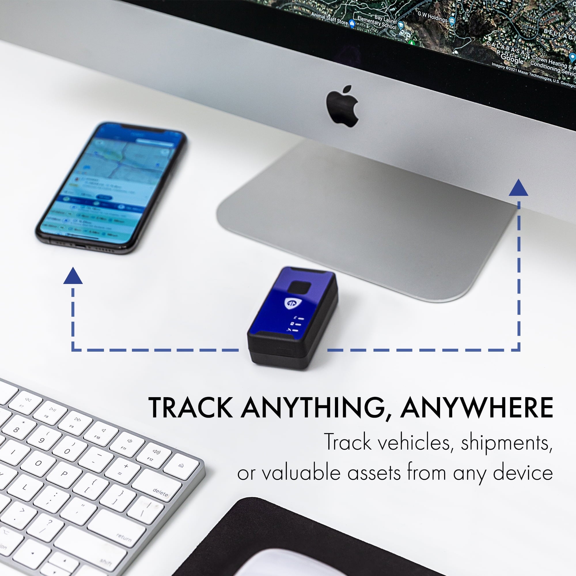 BrickHouse Security Spark Nano 7 4G LTE Micro Realtime GPS Tracker for Covert Monitoring - Subscription Required