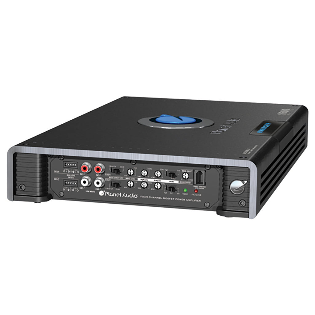Planet Audio AC1600.4 1600W 4 Channel Car Amplifier Power Amp+Remote AC16004