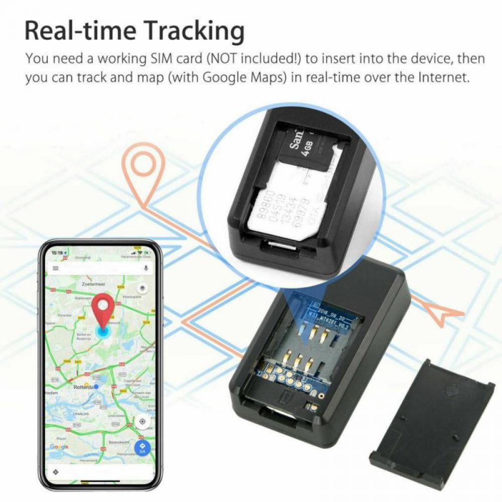 Magnetic Portable Mini GPS Tracker with Sound Monitor for Vehicles, Car, Kids, Elderly, Child, Dogs & Motorcycles Magnetic Small Portable Tracking Device