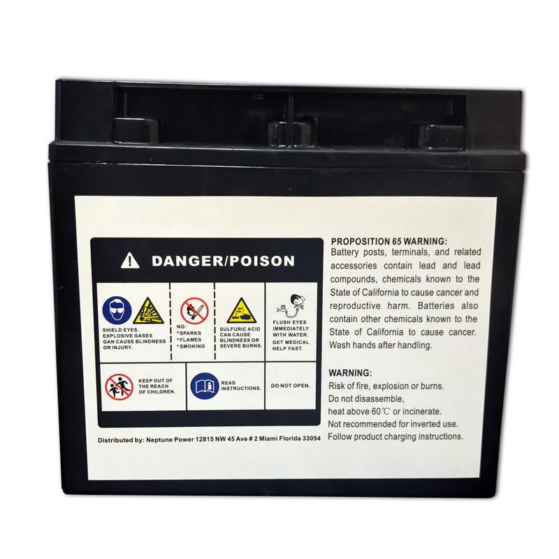 "New Replacement Battery for DR Power Field Mower 10483 104837 12V 17AH 18AH"