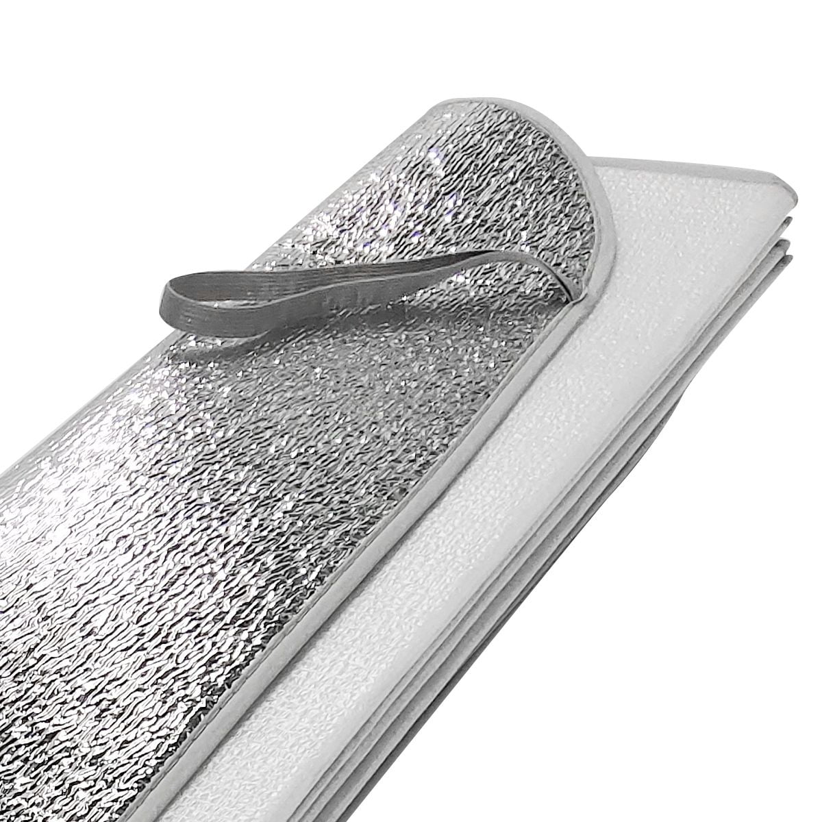 Auto Drive Universal Fit Windshield Silver Sunlight Reflecting Accordion Sunshade AD021700S-1 1 Pack, 63" x 28.5"