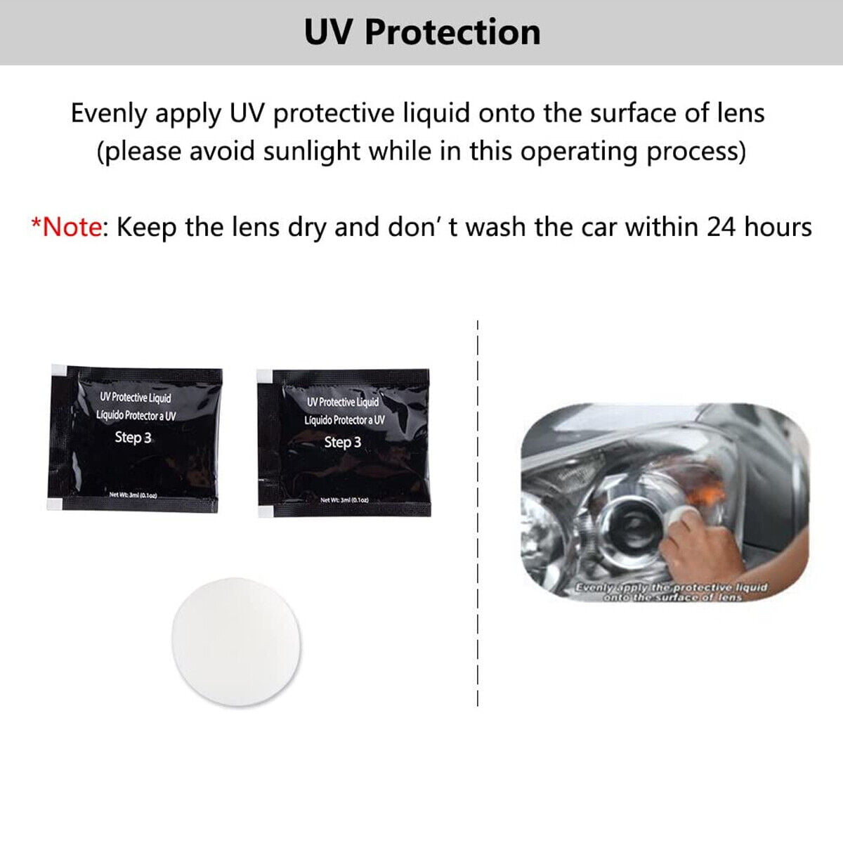 Headlight Restoration Kit Polishing Headlamp Brightener DIY Car Light Lenses Deep Clean Car Headlight Repair Paste Sets