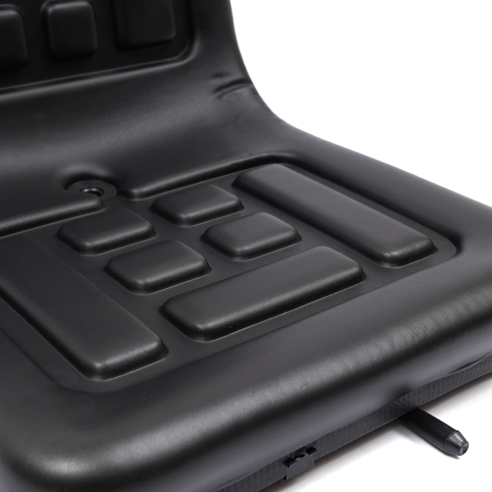 ANQIDI General Compact Tractor Seat Adjustable Suspension Seat with Brackets for Tractor Digger (Black)