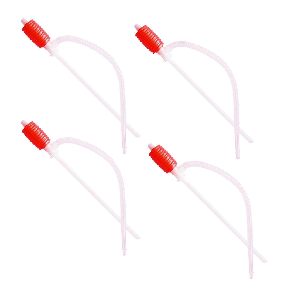 Homemaxs 4pcs Portable Oil Changing Pump Convenient Oil Siphon Pumps Water Change Siphon