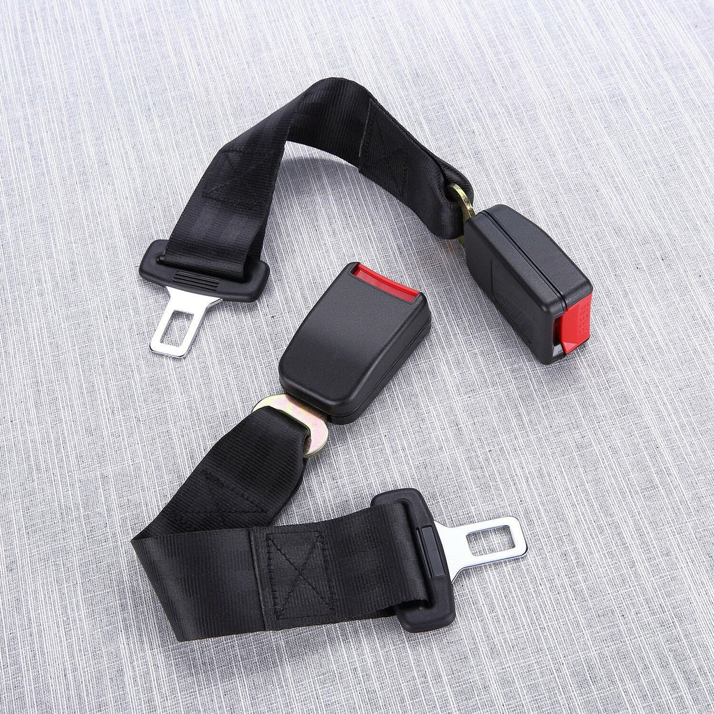 2PCS Universal Car Auto Safety Seat Belt Extender Seatbelt Extension Strap Buckle 14"INCH