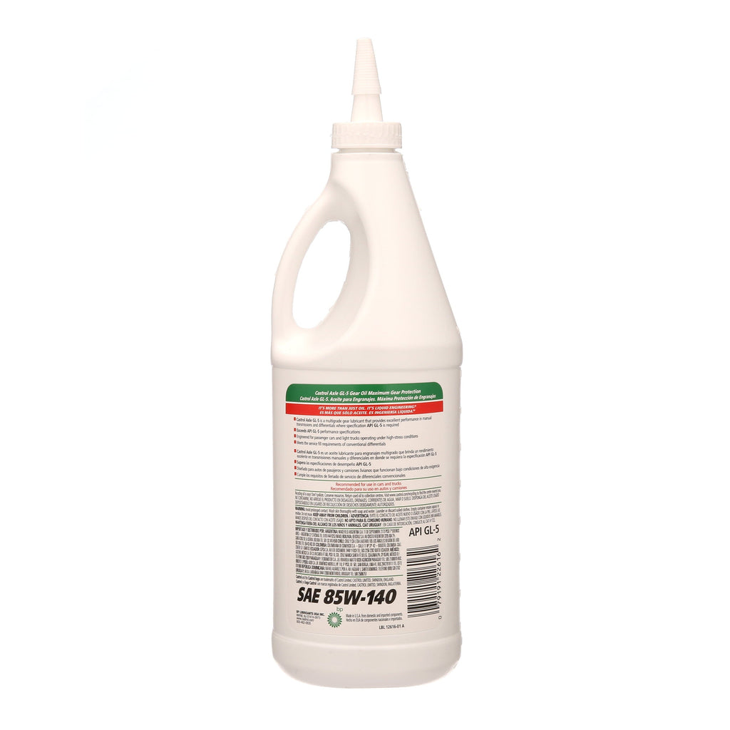 Castrol Axle GL-5 SAE 85W-140 Protector Series Gear Oil, 1 Quart