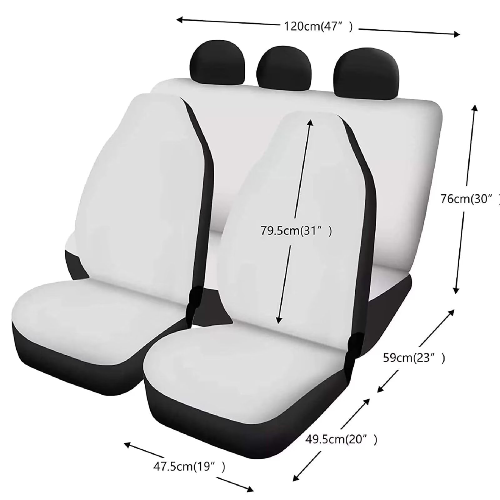 FKELYI Colorful Paw Car Seat Covers 11-in-1 Washable Automotive Car Seat Covers Accessories with Car Cup Coasters Gear Shift Cover&Handbrake Cover Steering Wheel Covers Car Headrest Cover