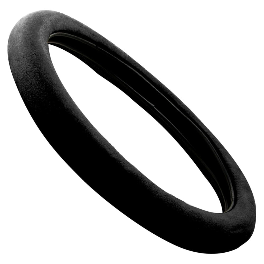BDK Comfort Grip Memory Car Steering Wheel Cover - Standard Size, Max Protection From Hot & Cold Weather (3 Colors)