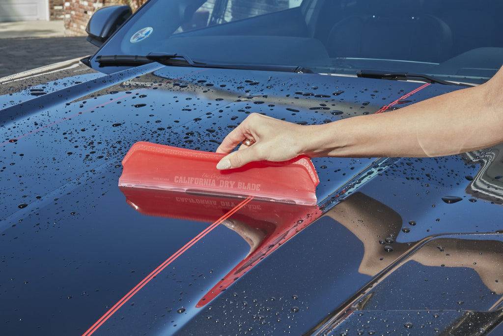 California Car Duster Red Dry Blade Auto Car Wash Flexible Drying Blade 23014