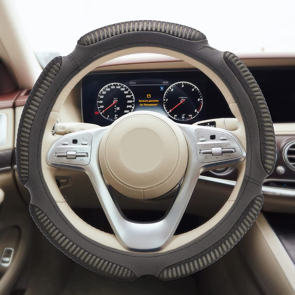 Goodyear, High Race Performance Steering Wheel Cover, Non-Slip, High Grip, Black, GY1499