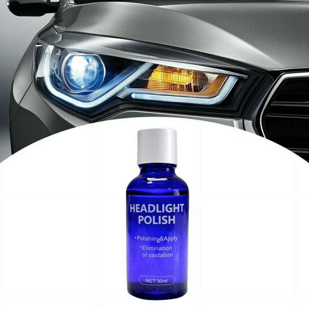 Car Headlight Lens Restoration Fluid Repair Kit Plastic Light Polish Cleaner USA US