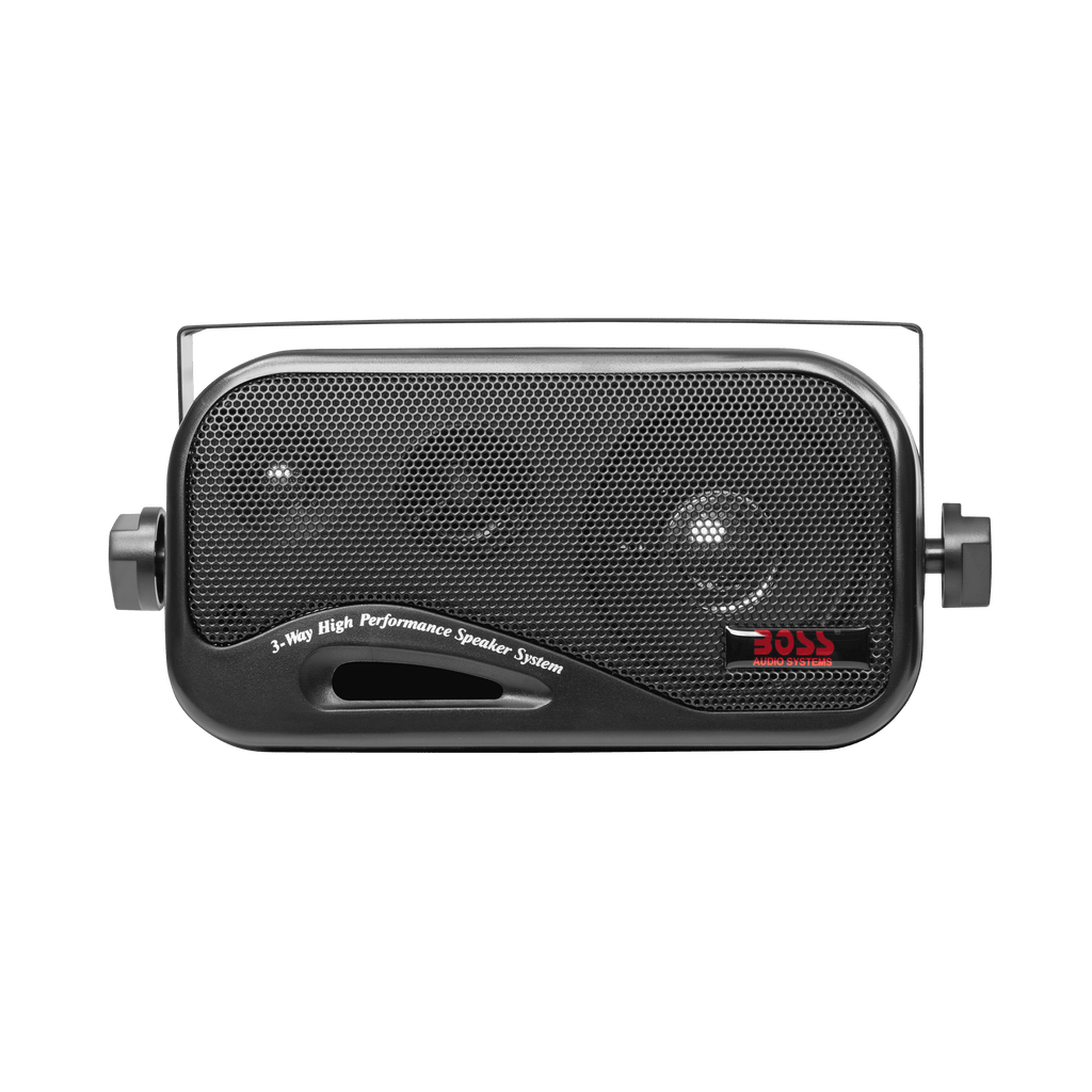 2) BRAND NEW BOSS Audio AVA-6200 80 Watt 3 Way 4 Ohm Car Audio Box Speakers