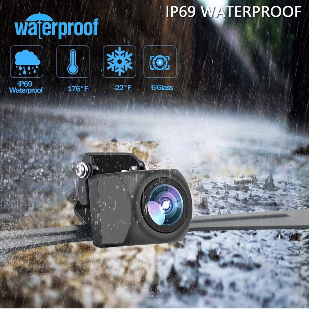 7" TFT LCD Monitor, Wireless Rear View Cams 2.4G Extra Long Range Signal Waterproof Backup Camera with Night Vision Reverse Camera, Vehicle Backup Cameras Kit for Car Truck