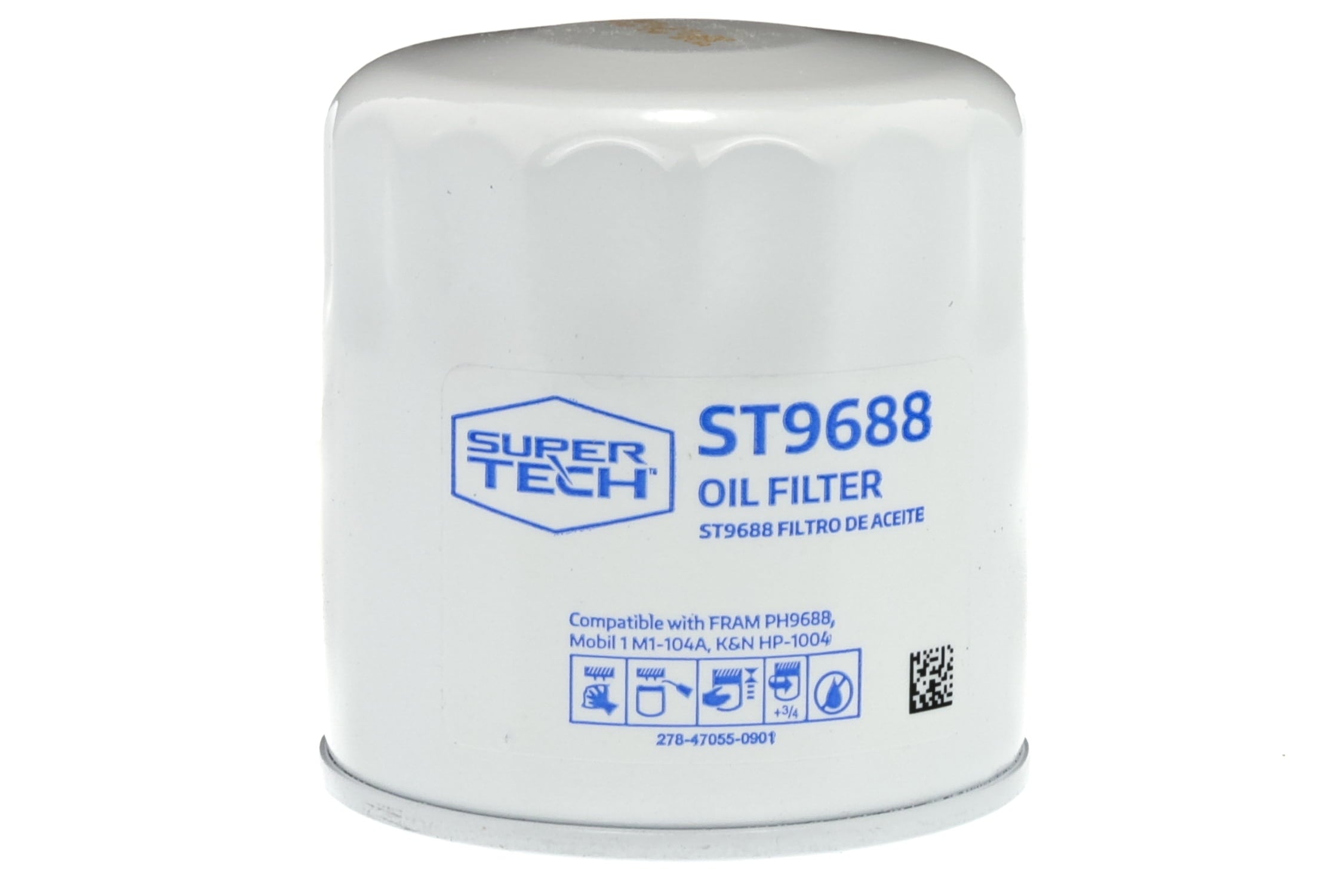 Super Tech ST9688 10K Mile Spin-On Motor Oil Filter Fits Honda, Hyundai, Isuzu, Kia and Mitsubishi Fits select: 2012-2023 HYUNDAI ELANTRA, 1989-2019 HYUNDAI SONATA