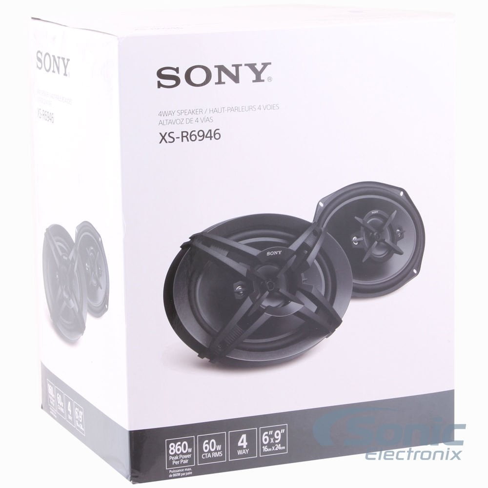 Sony XS-R6946 6"x9" 4 way speakers