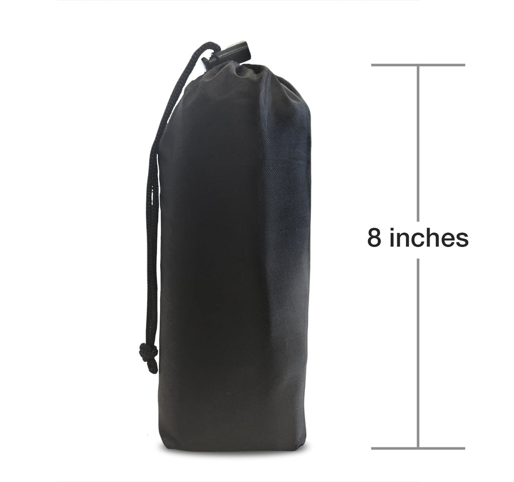Frost Guard Go Windshield Cover for Snow and Ice, One Size, Security Panels, 61x32 inches, Black