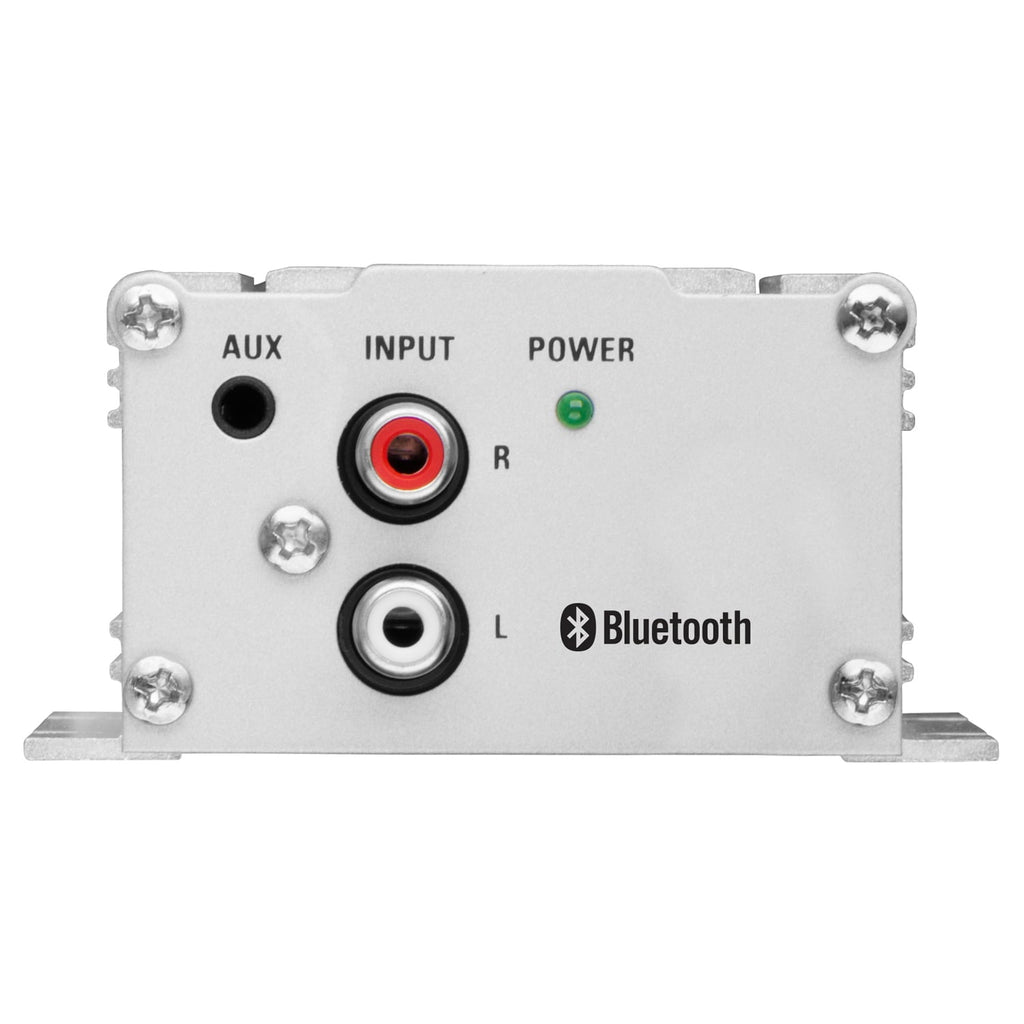 Boss Audio Systems MC470B 3 inch Motorcycle Speakers and Amplifier Audio Sound System – Bluetooth 2 Channel Amplifier, Weatherproof, Volume Control, ATV UTV Compatible, for Stereo, Tweeters
