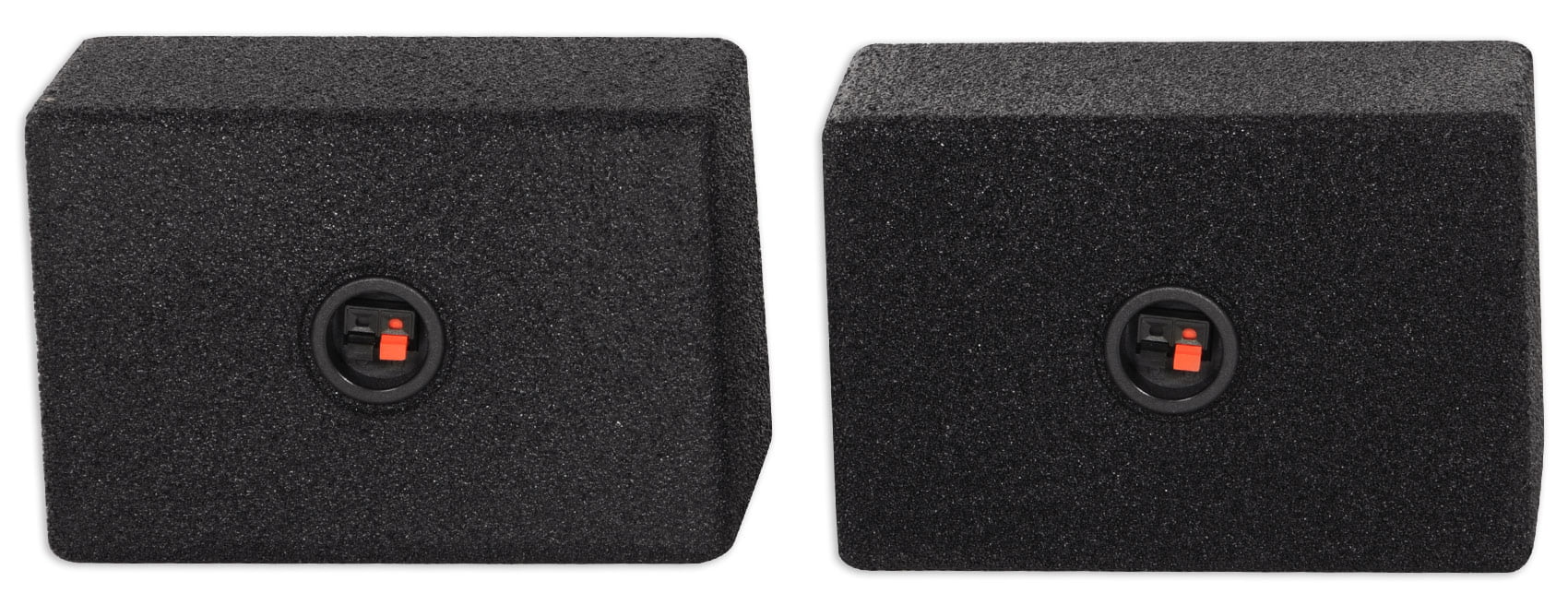 (2) Rockville RS6x9BL 6x9" Wedge Sealed Car Speaker Box Enclosures w/Bedliner