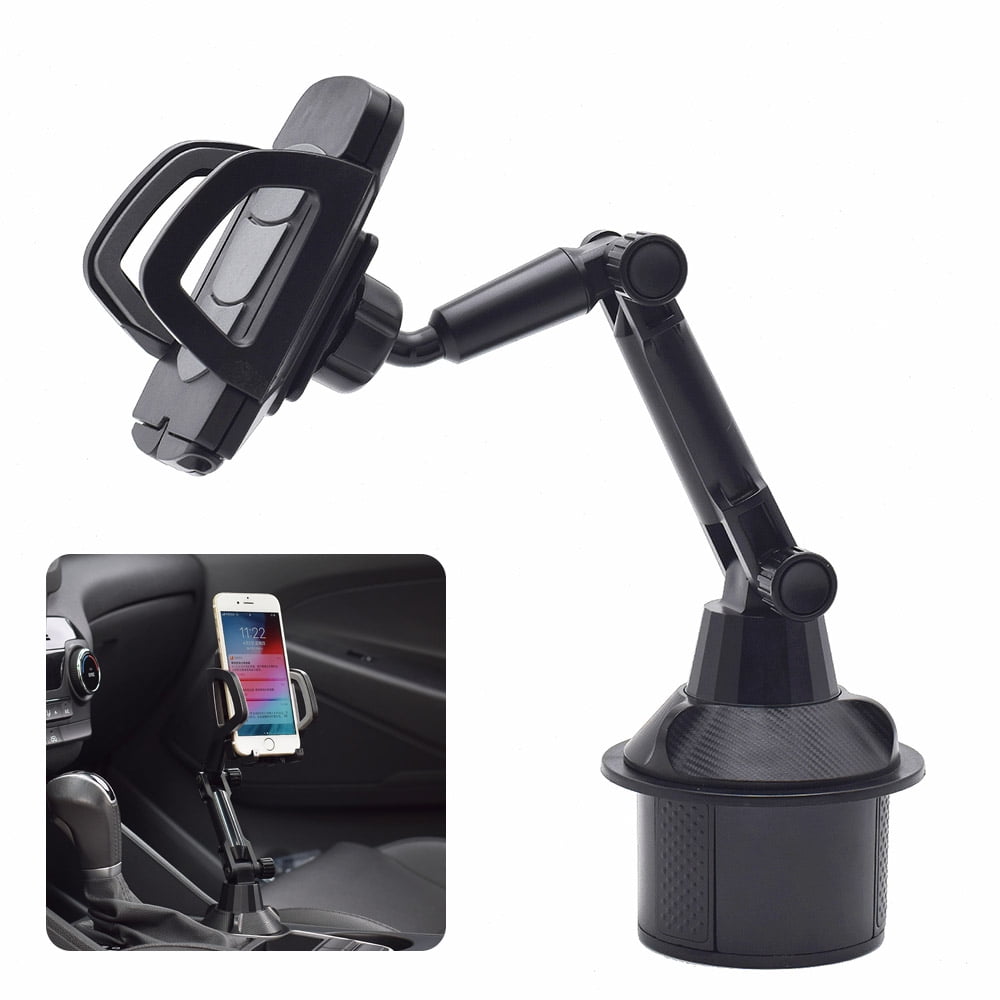 Universal Car Cup Holder Phone Mount Cell Phone Holder Adjustable Cup Holder Cradle Car Mount with Flexible Long Neck for Cellphone